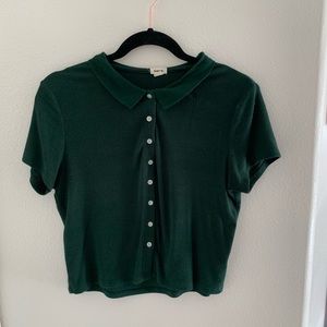 Garage Button Up Top